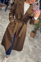 Blouson décontracté femme à revers et de tempérament