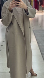 Veste décontractée coupe-vent unie à revers pour femme