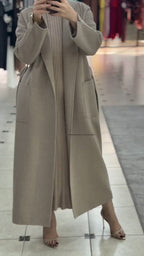Veste décontractée coupe-vent unie à revers pour femme