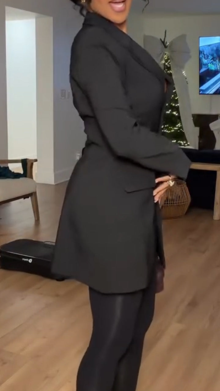 Veste de style col pour femme pour le trajet