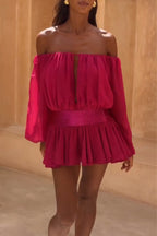 Miniabiti da donna casual a maniche scoperte con patchwork, stile vacanza