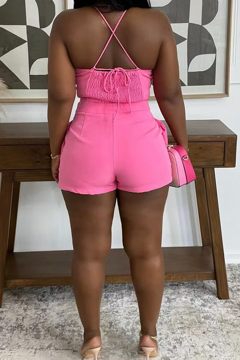 Caraco court de vacances pour femme avec application florale 3D ou pantalon ample