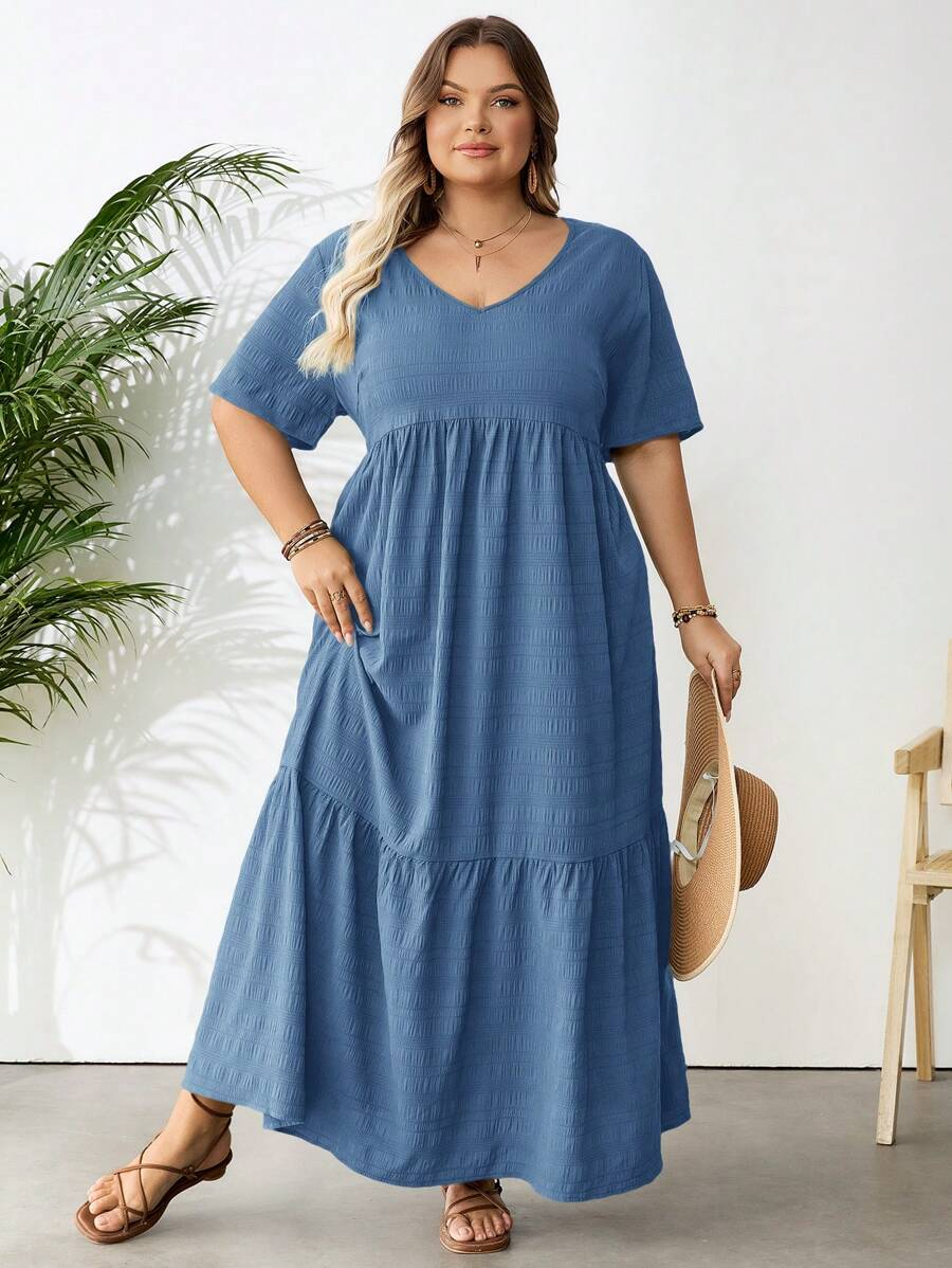 Robe d'été bohème grande taille pour femme
