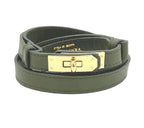 2026 Ermione, Ceinture en Cuir Véritable