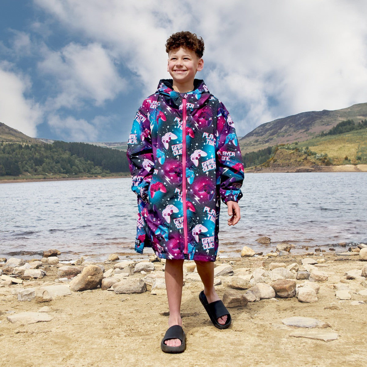 Peignoir de séchage résistant à l'eau pour enfants
