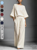 Women's Summer Fashion Elegant Bell Sleeve Set