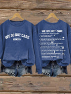 Retro Funny WDNC Menopause Perimenopause Print Sweatshirt