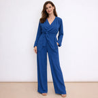 Completo pantalone e maglia incrociata