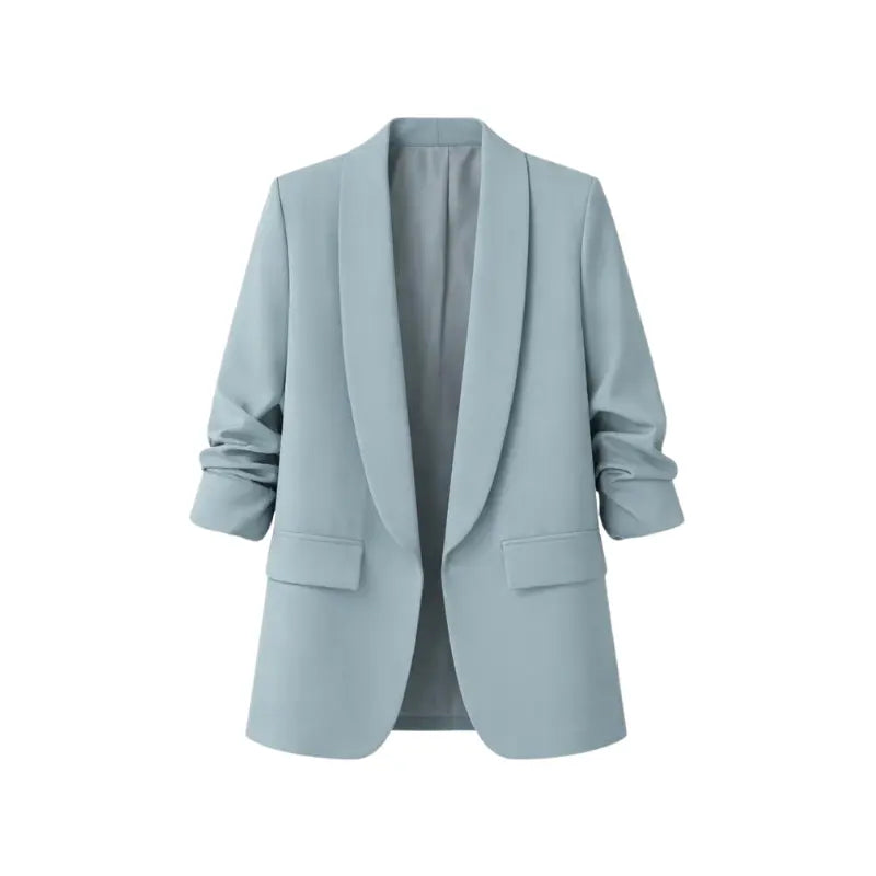 Blazer plissé à l'américaine | Vêtements pour femmes | Blazer | Plissé | Décontracté | Coupe ample