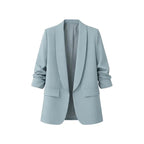 Blazer plissé à l'américaine | Vêtements pour femmes | Blazer | Plissé | Décontracté | Coupe ample