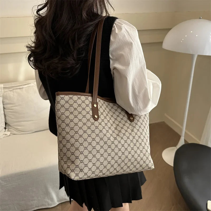 Borsa a Spalla Grande in Tela da Donna