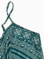 Robe moulante rayée bohème pour femme, fendue aux cuisses, dos nu à bretelles spaghetti, parfaite pour les vacances à la plage et superposer