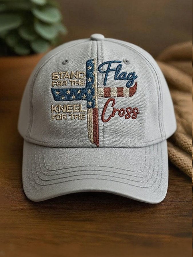 Cappellino Unisex Da Baseball Stai In Piedi Per La Bandiera Inginocchiati Per La Croce