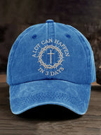 🔥Hot Sale Picks 🔥Unisex A Lot Can Happen In 3 Days Print Baseball Cap