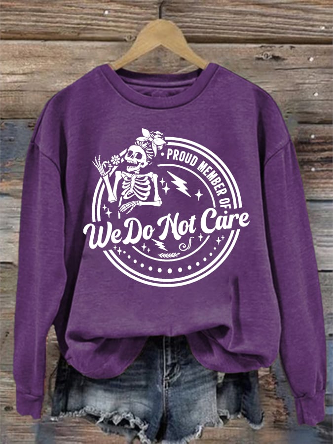 Women's   Retro Funny Proud Member Of Club Menopause Perimenopause Print  Sweatshirt