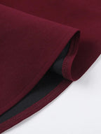 Robe unie à épaules dénudées pour femmes, élégante robe longue à manches longues et coupe trapèze pour les fêtes, les vacances, les invitées de mariage, vêtements de printemps et d'automne pour femmes