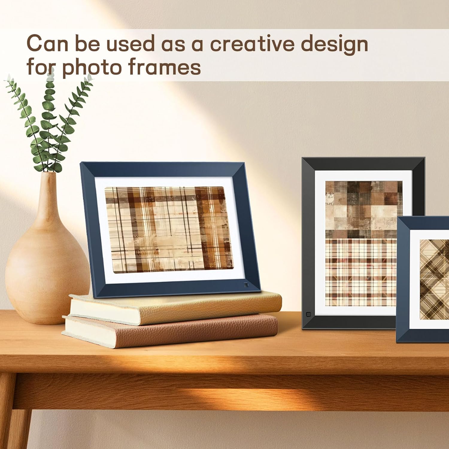 Vintage Plaid Scrapbook Paper Pad, 6" x 6", 24 Sheets/ 12Designs Single-Sided DIY Decorative Paper Sheets, Geometric Patterned Paper For Craft Lovers