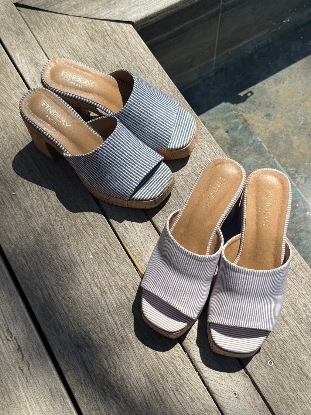 Heeled mules