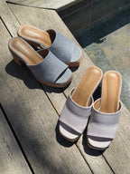 Heeled mules