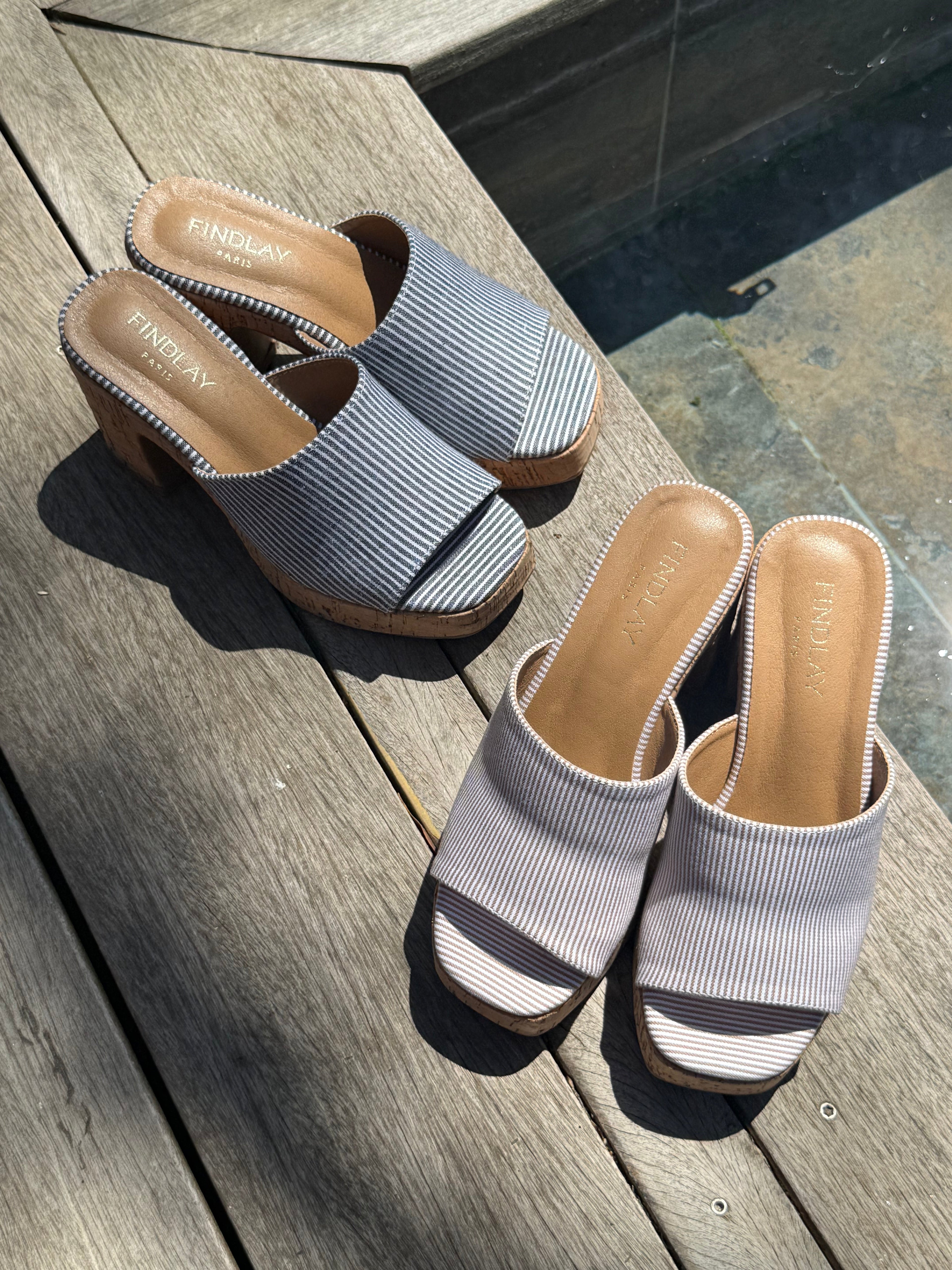 Heeled mules