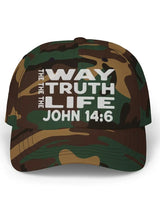 Unisex Vintage Faith The Way The Truth The Life Printed Hat