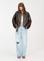 Veste Ébène Luxueuse – Affichant sans effort un style élégant.