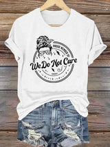 Retro Funny Proud Member Of WDNC Club We Do Not Care Menopause Perimenopause Print T-Shirt