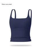 Débardeur de sport uni pour femme