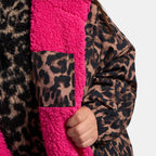 Peignoir de Séchage Imperméable Coupe-Vent, Robe de Changement Doublée Polaire Sherpa Douce, Manteau Veste à Capuche Surdimensionné à Manches Longues pour Enfants, Adultes, Hommes, Femmes, Surf, Plage, Natation, Restez au Sec