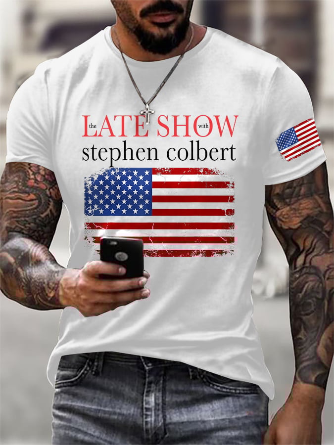 🔥Buy 3 Get 15% Off🔥Men's Retro Last Last Show Print T-Shirt