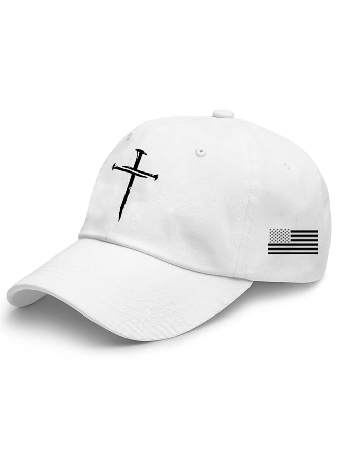 Berretto da baseball unisex con stampa a croce