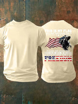 Men's  THIS IS MY FLAG  Print T-Shirt