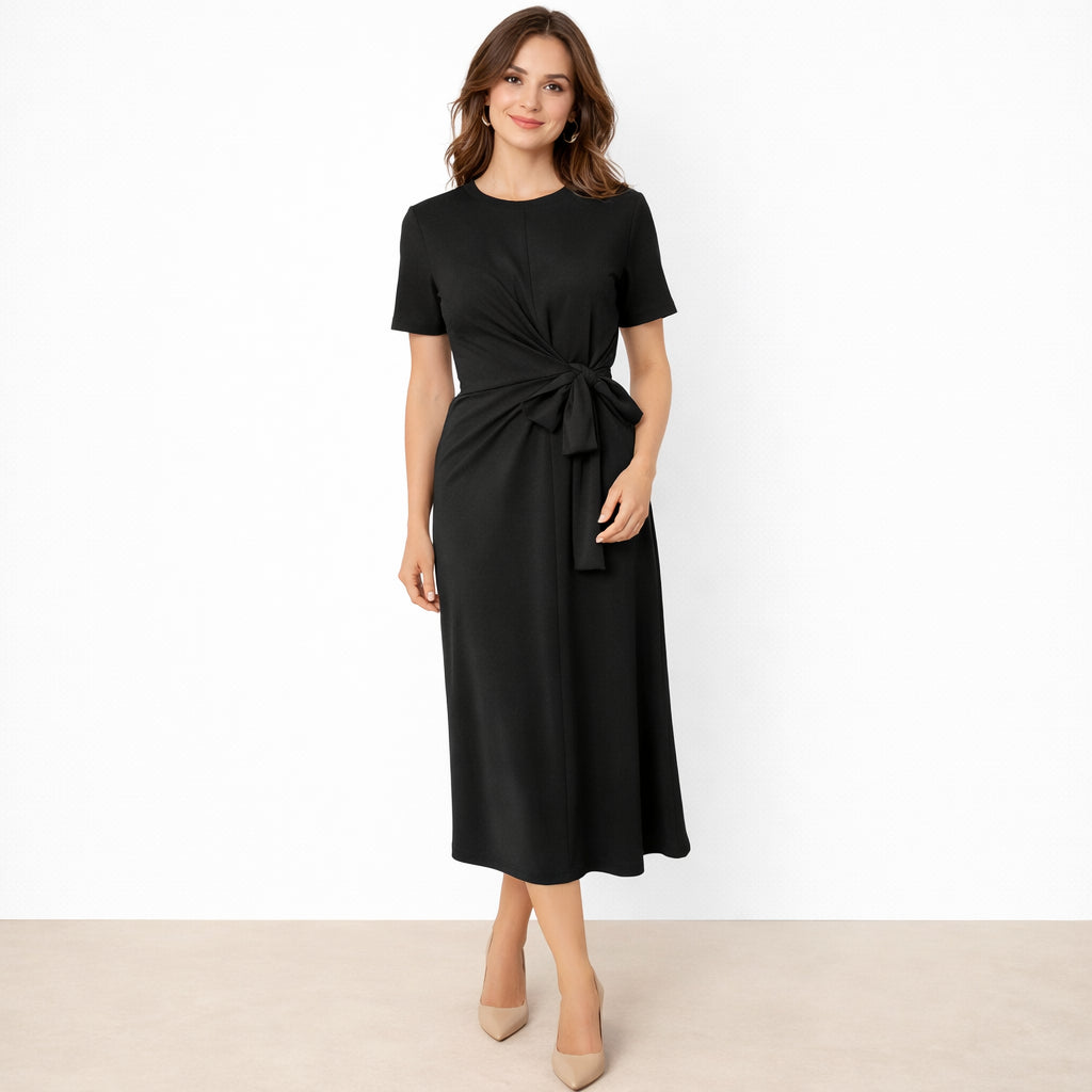 [2026.NOHO] Vestito Con Laccio Laterale