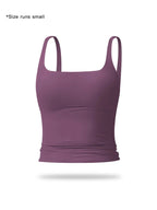 Débardeur de sport uni pour femme