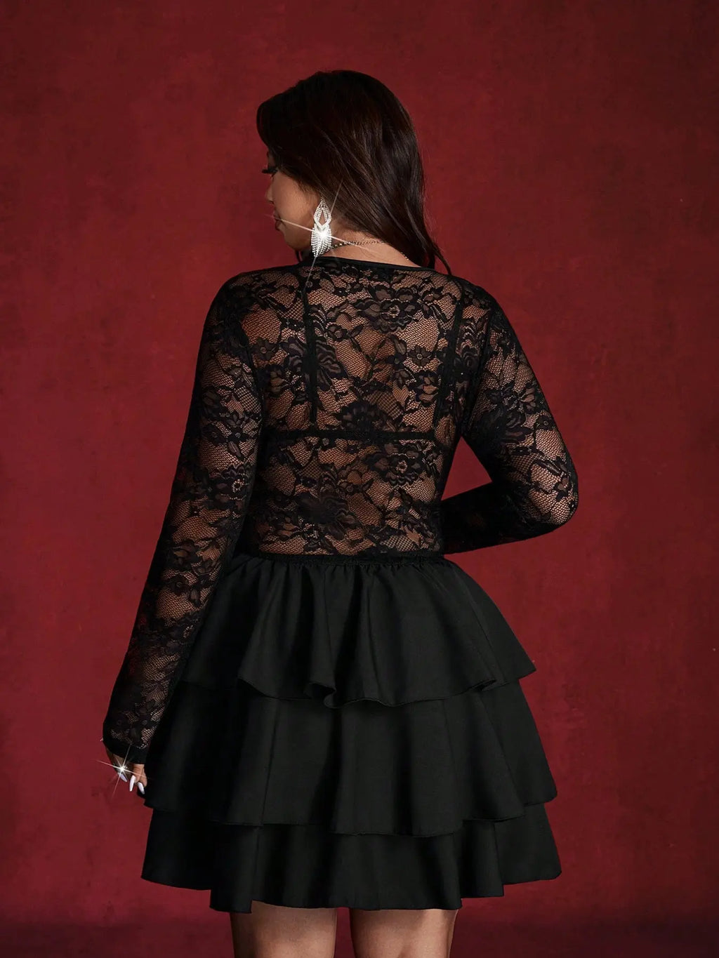 Plus Size Lace Dress