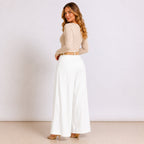 [2026.COUTURE] Pantalon En Coton À Pinces