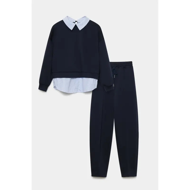 Ensemble deux-pièces pour femme, comprenant un haut et un pantalon