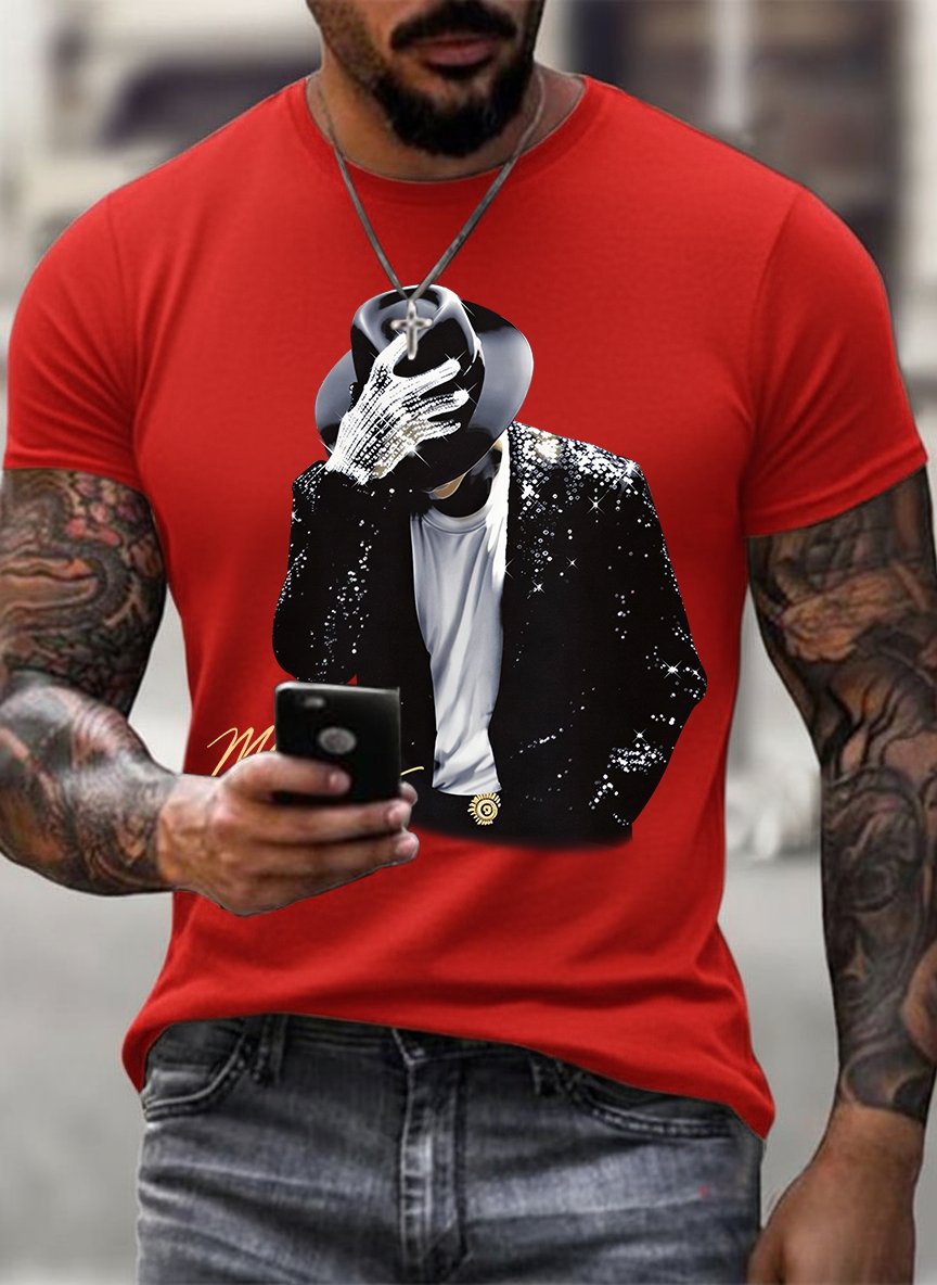 T-shirt da uomo con stampa divertente