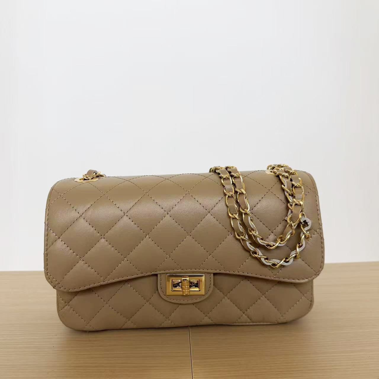 [2026.COUTURE] Paris, Borsa A Spalla In Vera Pelle Trapuntata