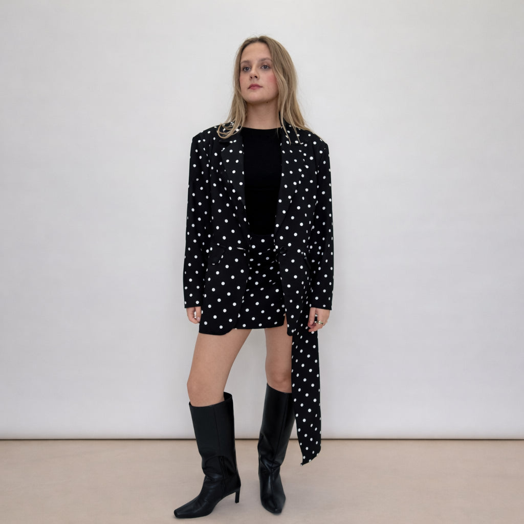[2026.SOUL] Completo Blazer + Panta-Gonna A Pois