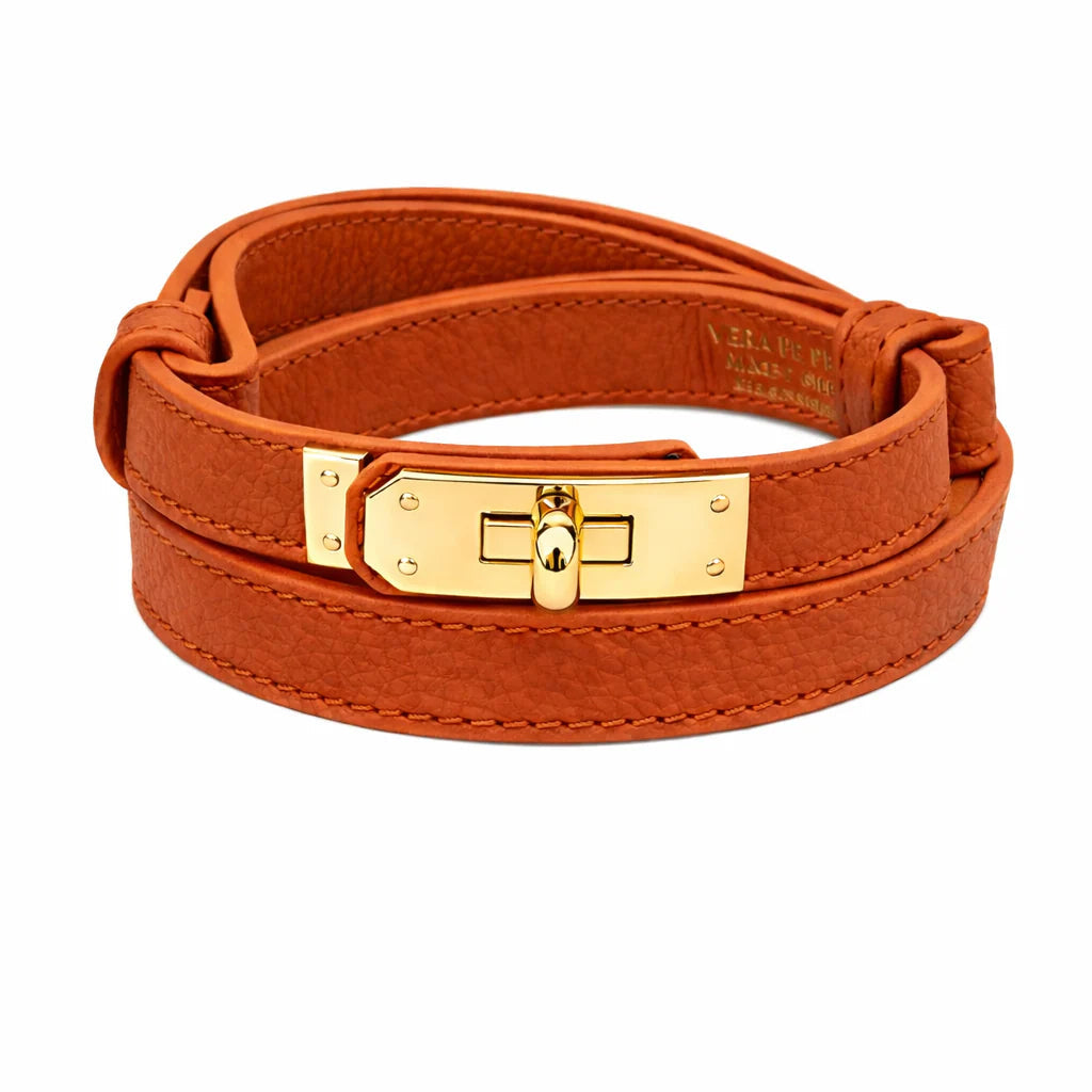 2026 Ermione, Ceinture en Cuir Véritable