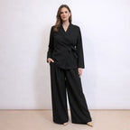 2026 Ensemble Blazer Ceinturé et Pantalon