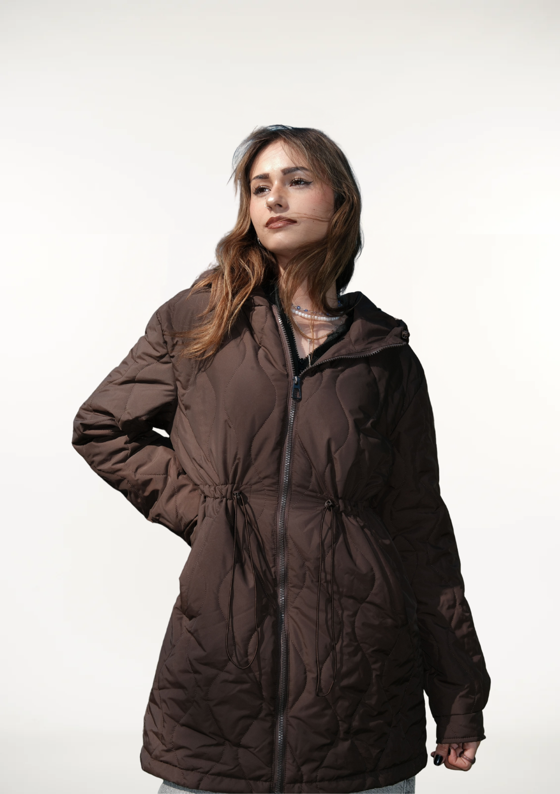 Veste matelassée réversible déperlante pour femme