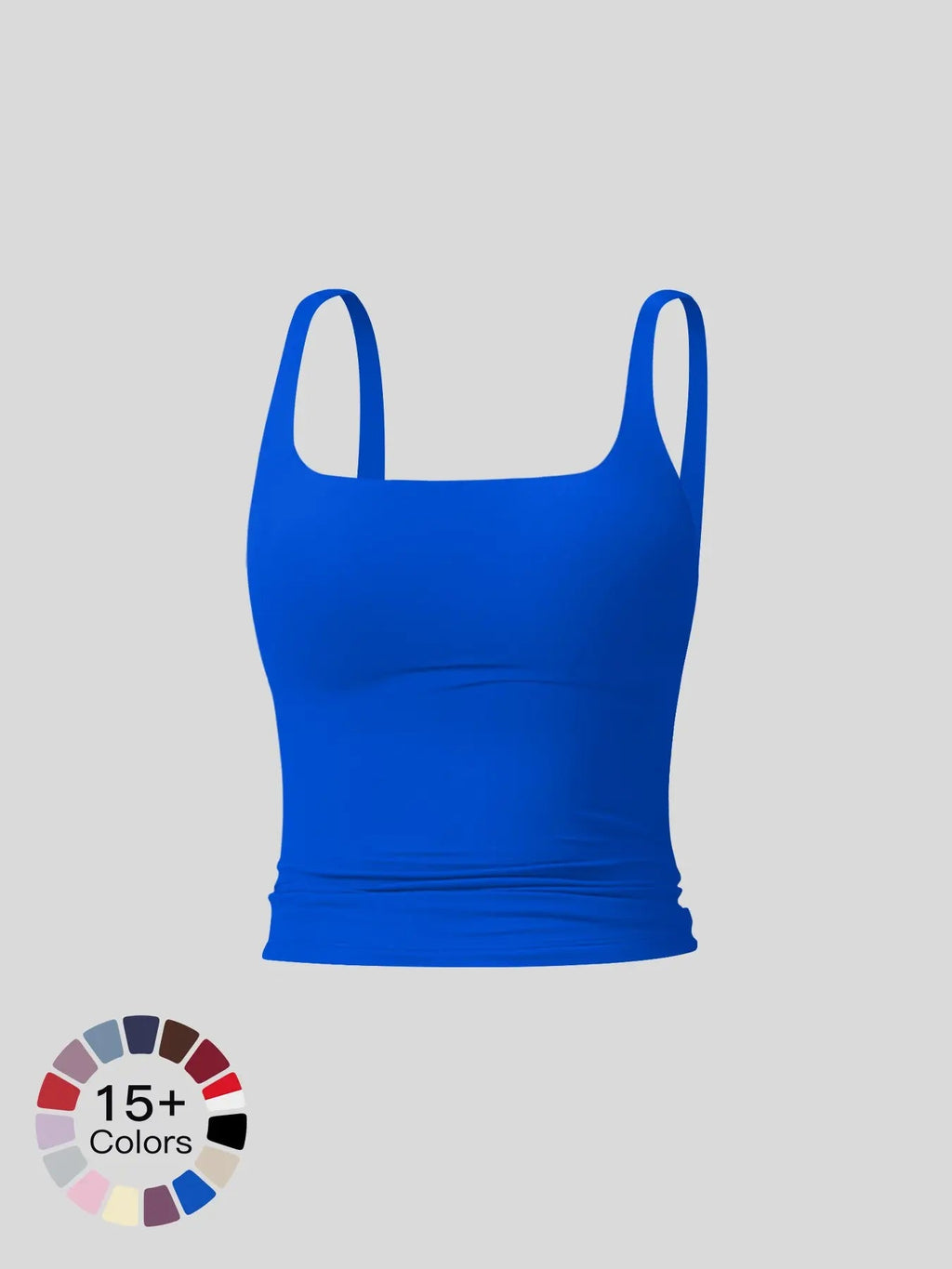 Débardeur de sport uni pour femme