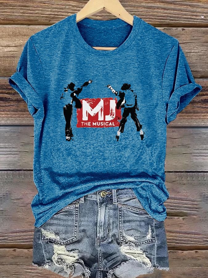 T-shirt musicale da donna