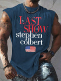 🔥Buy 3 Get 15% Off🔥Retro Men's Last Show Print Tops Tank