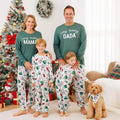 Pigiama Natalizio Morbido ed Elastico Coordinato per Famiglia Set a Maniche Lunghe Pigiama Fantasia MAMA&DADA per Donne Uomini Coppie Adulti Bambini, Pigiama Carino, Pigiama Comodo, Resistente alle Fiamme, autumntok, wintertok, BFCM Early Bird