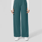 Pantaloni da Lavoro a Vita Alta con Tasche e Gamba Dritta, Abiti Business Casual da Donna, Abbigliamento Sportivo e da Esterno da Donna