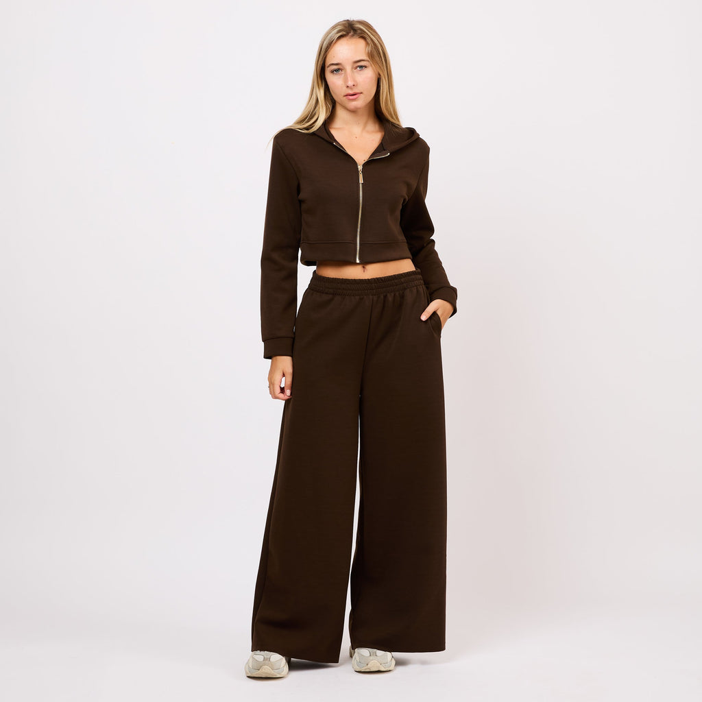 [2026.NOHO] Completo con Felpa Cropped e Pantaloni Ampi