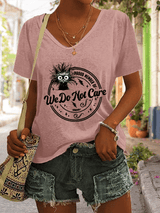 Women's Retro Funny Proud Member Of  Club We Do Not Care Menopause Perimenopause Print T-Shirt